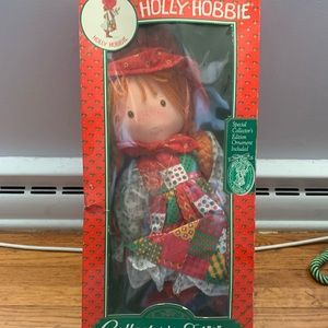 Collectors edition Holiday Holly Hobbie doll with ornament